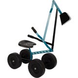 small foot Bagger mit R&auml;dern blau