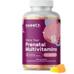 Sweet Nutribites Prenatal Multivitamins + Omega 3 - 90 Gummies
