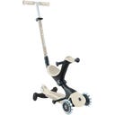 GLOBBER GO-UP DELUXE LIGHTS ECO 360, mit Leuchtrollen, kokos weiß
