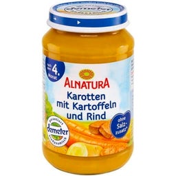 Bio Babygläschen Karotten-Kartoffeln-Rind - 190 g