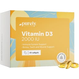 Purely Nutrition Vitamin D3 2000 IU - 60 Softgels