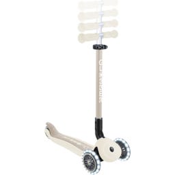 GLOBBER GO-UP DELUXE LIGHTS ECO 360, mit Leuchtrollen - kokos weiß