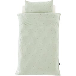 Bettwäsche Jersey Fiore (100x135cm/40x60cm) - grün