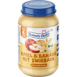 Beauty Baby Bio Banane & Apfel mit Zwieback - 190 g