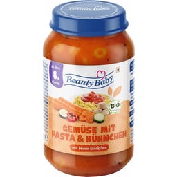 Beauty Baby Bio Gemüse mit Pasta & Hühnchen - 220 g