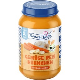 Beauty Baby Bio Gemüse, Reis & Hühnchen - 190 g