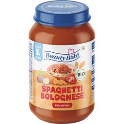 Beauty Baby Bio Spaghetti Bolognese fein püriert - 190 g
