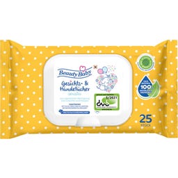 Beauty Baby Gesichts- & Händetücher Sensitiv - 25 Stk