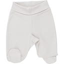Beauty Baby Hose mit Füßen 2er-Pack weiß|braun - 50-56