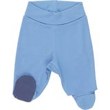 Beauty Baby Hose mit F&uuml;&szlig;en Boy 2er-Pack blau