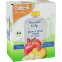 Beauty Baby Kiddys Bio Quetschie Multipack - Banane & Pfirsich in Apfel