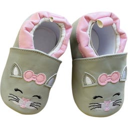 Beauty Baby Krabbelschuhe Girl grau - 1 Paar