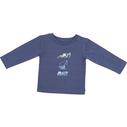 Beauty Baby Langarmshirt Boy 2er-Pack blau - 74-80