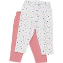 Leggings Girl 2er-Pack rosa - 50-56
