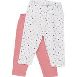 Beauty Baby Leggings Girl, Confezione da 2, Rosa