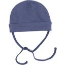 Mütze zum Binden 2er-Pack blau