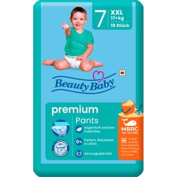 Beauty Baby Premium Dry Pants, Größe 7 XXL, 17+ kg - 18 Stk