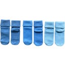 Umschlagsocken Boy 3er Pack blau