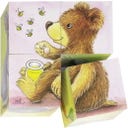 goki Puzzle a Cubi Cuccioli di Animali - 1 pz.