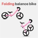 smarTrike Folding Balance Bike - pink