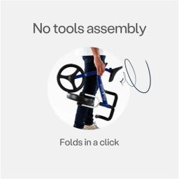 smarTrike Folding Balance Bike - blau
