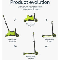 SmarTrike Xtend Scooter Ride-on - Lime