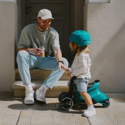 smarTrike Xtend Scooter Ride-on - dunkelgrün