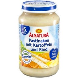 Bio Babygläschen Pastinake-Kartoffel-Rind - 190 g