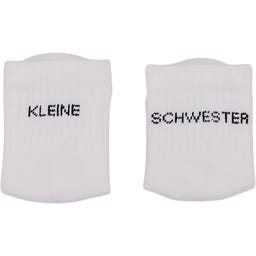 Eulenschnitt Babysocken Kleine Schwester - 1 Paar