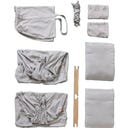 Membantu Federwiege Zwilling Premium-Set - Grau