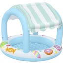 Planschbecken Sweet Shop™ mit Sonnenschutzdach Ø 104 x H84 cm  - 1 Stk