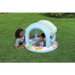 Planschbecken Sweet Shop™ mit Sonnenschutzdach Ø 104 x H84 cm  - 1 Stk