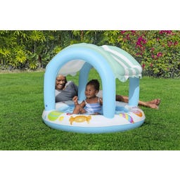 Planschbecken Sweet Shop™ mit Sonnenschutzdach Ø 104 x H84 cm  - 1 Stk