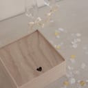 Eulenschnitt Erinnerungsbox Herz - 1 Stk