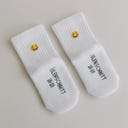 Eulenschnitt Babysocken Smiley - 1 Paar