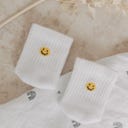 Eulenschnitt Babysocken Smiley - 1 Paar