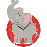 Weizenkorn Wanduhr Elefant