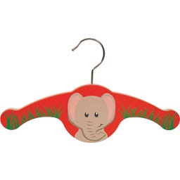 Weizenkorn Kleiderbügel-Set, Löwe, Elefant, Tiger - 1 Set