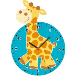 Weizenkorn Wanduhr Giraffe - 1 Stk