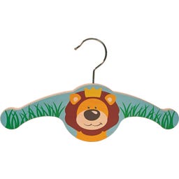 Weizenkorn Kleiderbügel-Set, Löwe, Elefant, Tiger - 1 Set