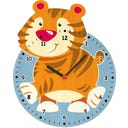 Weizenkorn Wanduhr Tiger