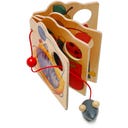 Weizenkorn Holzbilderbuch Maus