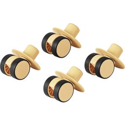 Modu 4x Swirly Wheels - Honey Yellow