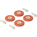 Modu 4x Foam Wheels - Burnt Orange / Dusty Green