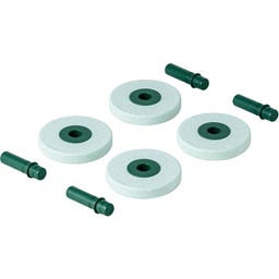 Modu 4x Foam Wheels - Ocean Mint / Forest Green