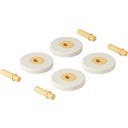Modu 4x Foam Wheels - Sand Grey / Honey Yellow