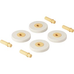 Modu 4x Foam Wheels - Sand Grey / Honey Yellow