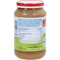 Bio Babygläschen Erdbeere Himbeere in Apfel - 190 g