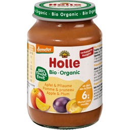 Holle Omogeneizzato Bio - Mela e Prugna - 190 g