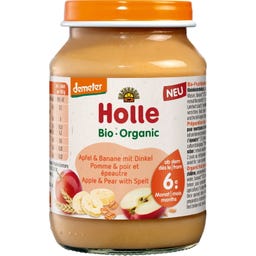 Omogeneizzato Bio - Mela e Banana con Farro - 190 g